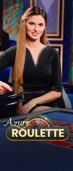 Azure Roulette live table by Evolution